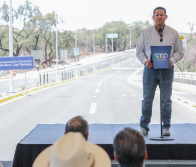 Inaugura Gobernador vialidad Cervera-Las Teresas