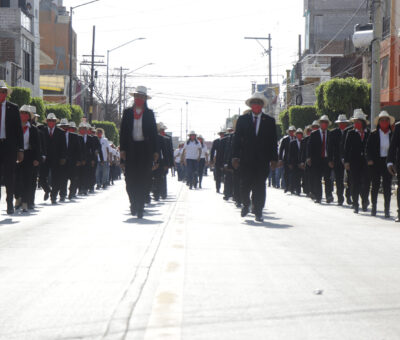 Realizan acto y desfile cívico, militar y deportivo por el 190 Aniversario de fundación de Romita