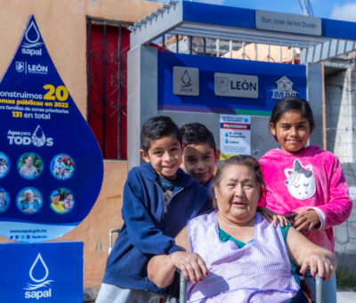 Acerca SAPAL agua potable a familias de zonas prioritarias