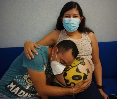 El Hospital Materno de San Luis de la Paz realiza taller de Body Painting en embarazadas