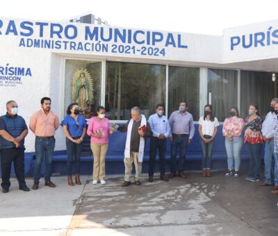 En Purísima del Rincón se reanuda servicio del Rastro Municipal