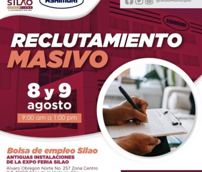 Promueve Silao contratación masiva para empresa Ashimori México