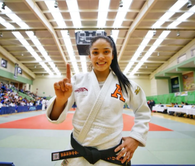 La judoka mexicana Paulina Martínez sube a lo más alto del podio en Open Panamericano Lima 2022