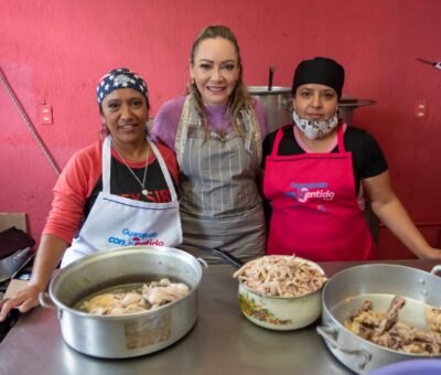 Cocina Solidaria Permanente cierra primeros 9 días con 450 raciones de comida