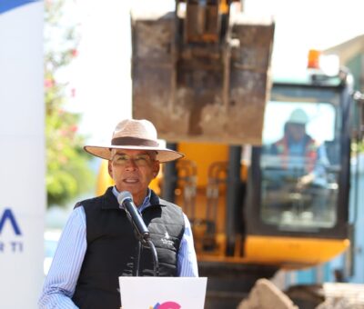 Javier Mendoza supervisa y arranca obras por más de 16 millones de pesos en el municipio