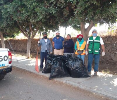 Ecología Municipal continúa actividades de limpieza en Abasolo
