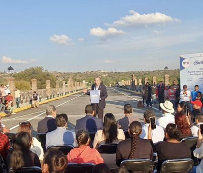 Puente La Cieneguita cambiará la vida a habitantes y visitantes  de San Miguel de Allende