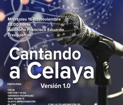 El auditorio Tresguerras celebra 32 años con el evento «Cantando a Celaya»