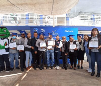En CECyTE II entregan reconocimientos a participantes del programa “Yo Puedo, Guanajuato Puede”