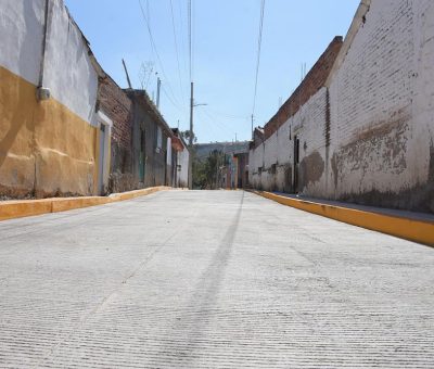 Pavimentación de Callejón Solís en El Saucillo