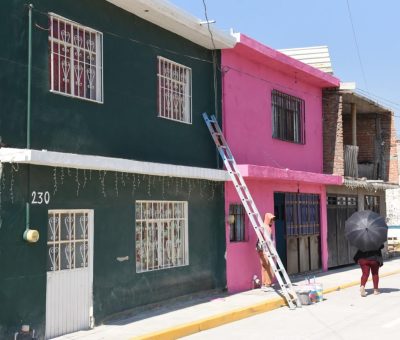 Ponen color a las calles de Irapuato