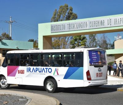 Garantizan servicio de transporte público para estudiantes