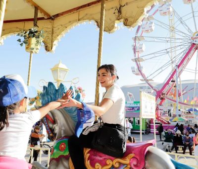 Disfrutan Niñas, Niños y Adolescentes del CIANNA una Tarde Divertida en la Feria de León 2023