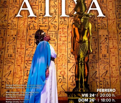 Ópera Aida en Teatro del  Bicentenario de Forum Guanajuato. Febrero 2023.