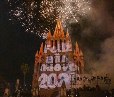 Recibe San Miguel de Allende al 2023 en un ambiente de fiesta