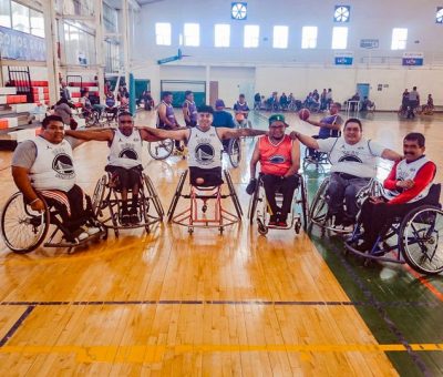 Baloncesto adaptado de Cortazar gana primer encuentro en la Liga del Bajío de 4t Fuerza