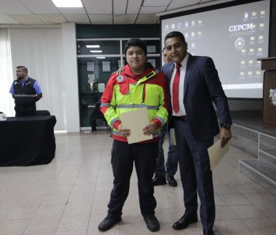 Concluyen curso elementos de Protección Civil y Bomberos de Celaya