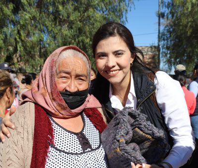 Cobijas a más de 250 habitantes en las comunidades de Manuel Doblado