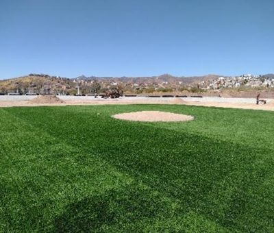 Lleva 90% de avance la primera etapa del parque de beisbol en la Ciudad Deportiva de la zona sur