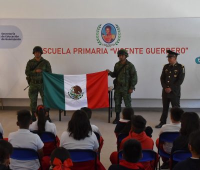 Ejército Mexicano realiza actividades Cívicas en Abasolo