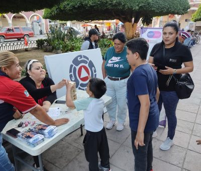 Participan dependencias municipales de Romita en acción con Planet Youth
