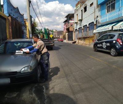 Refuerzan operativo de concientización en la carretera panorámica de Guanajuato Capital