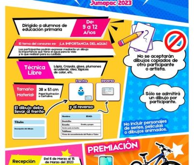 Invita JUMAPAC a participar en Concurso de Dibujo Infantil