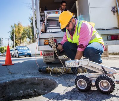 Inspecciona SAPAL más de 180 kilómetros de la red sanitaria con robots