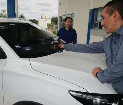 En febrero, se mantiene el programa de Registro Público Vehicular -REPUVE- en el municipio de Salamanca.