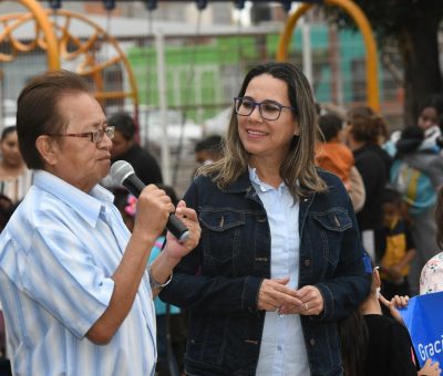 Rehabilitan parques vecinales para familias en Irapuato