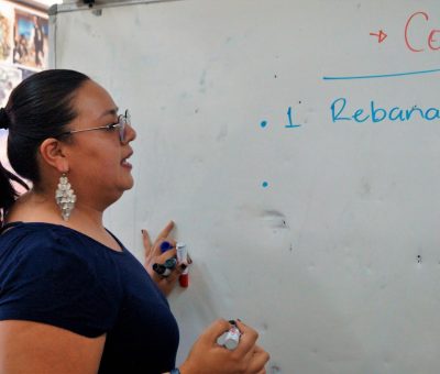 Lorena Jazmín de alumna a maestra de la Secundaria Técnica 46