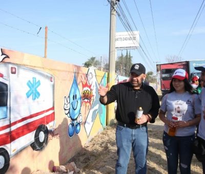 Bienvenida y tradición de Silao en un Mural