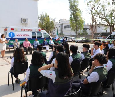 Donan Ambulancia para Prácticas de los Estudiantes de CONALEP en León