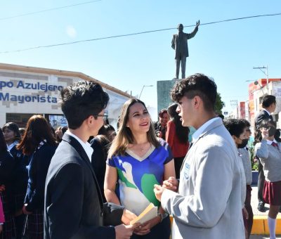 Conmemoran el natalicio de Benito Juárez