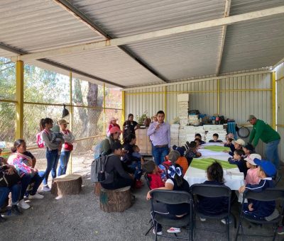 Preescolar de San Gregorio visita el Vivero de Cuerámaro