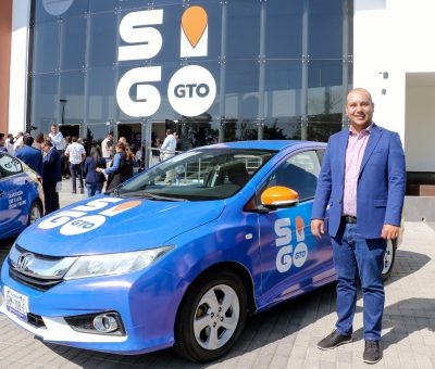 El presidente municipal Ariel Corona asistió a la presentación de la app SíGo Gto