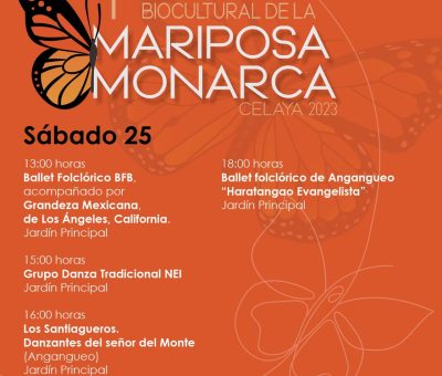 Inicia primer festival biocultural de la mariposa monarca Celaya 2023