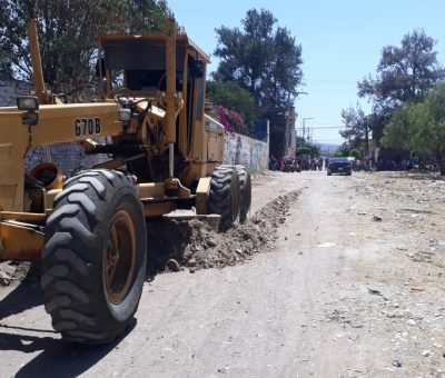 Realizan adecuaciones de mejora en colonia San Miguel de Cortazar