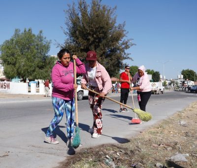 Gobierno de Salamanca y vecinos trabajan por la recuperación de espacios públicos en Barlovento