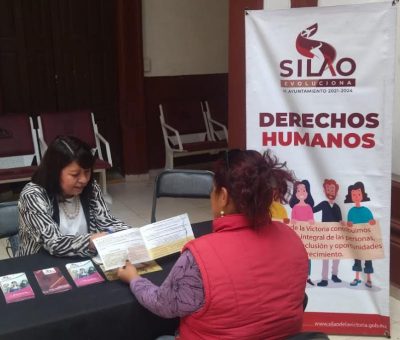 Ofrece Derechos Humanos asesoría jurídica gratuita en Presidencia Municipal de Silao