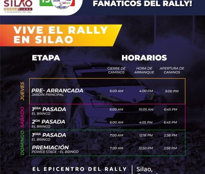 Todo listo para la Pre-Arrancada del Rally WRC en Silao