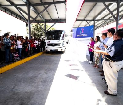 Inauguran obra en Terminal de Autobuses