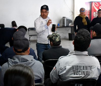 Capacitan a vigilantes vecinales para brindar apoyo a la ciudadanía