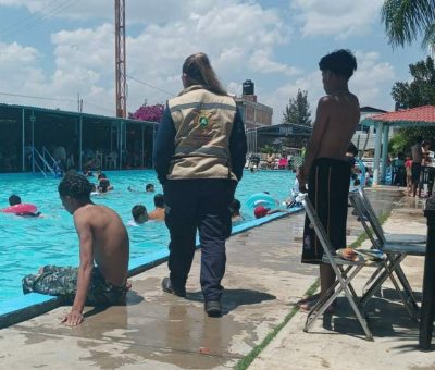 Protección Civil brindó atención inmediata a lesionados en balneario de Comanjilla