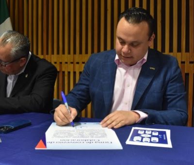 Firma JuventudEsGTO convenio de colaboración con la EBC León