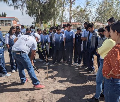 Ecología Municipal realiza arborización en San Isidro