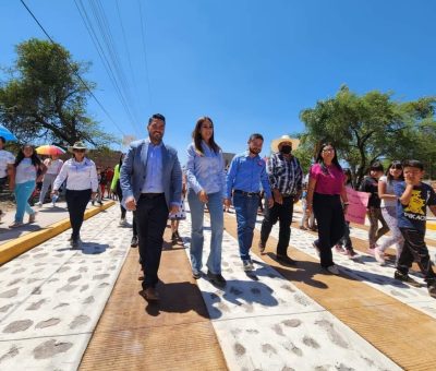 Cuerámaro invierte en mejoramiento urbano del Ejido Luz Masas