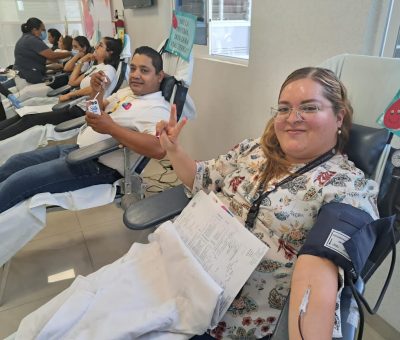 CAISES 10 de mayo inició campaña de donación de sangre en León