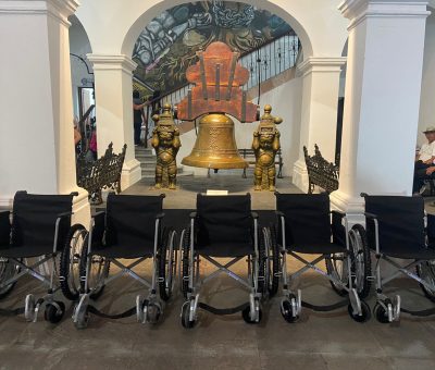 Entrega Vamos México 13 sillas de ruedas al DIF Municipal de Guanajuato