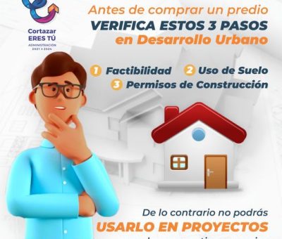 Invitan a verificar permisos de uso de suelo en Cortazar